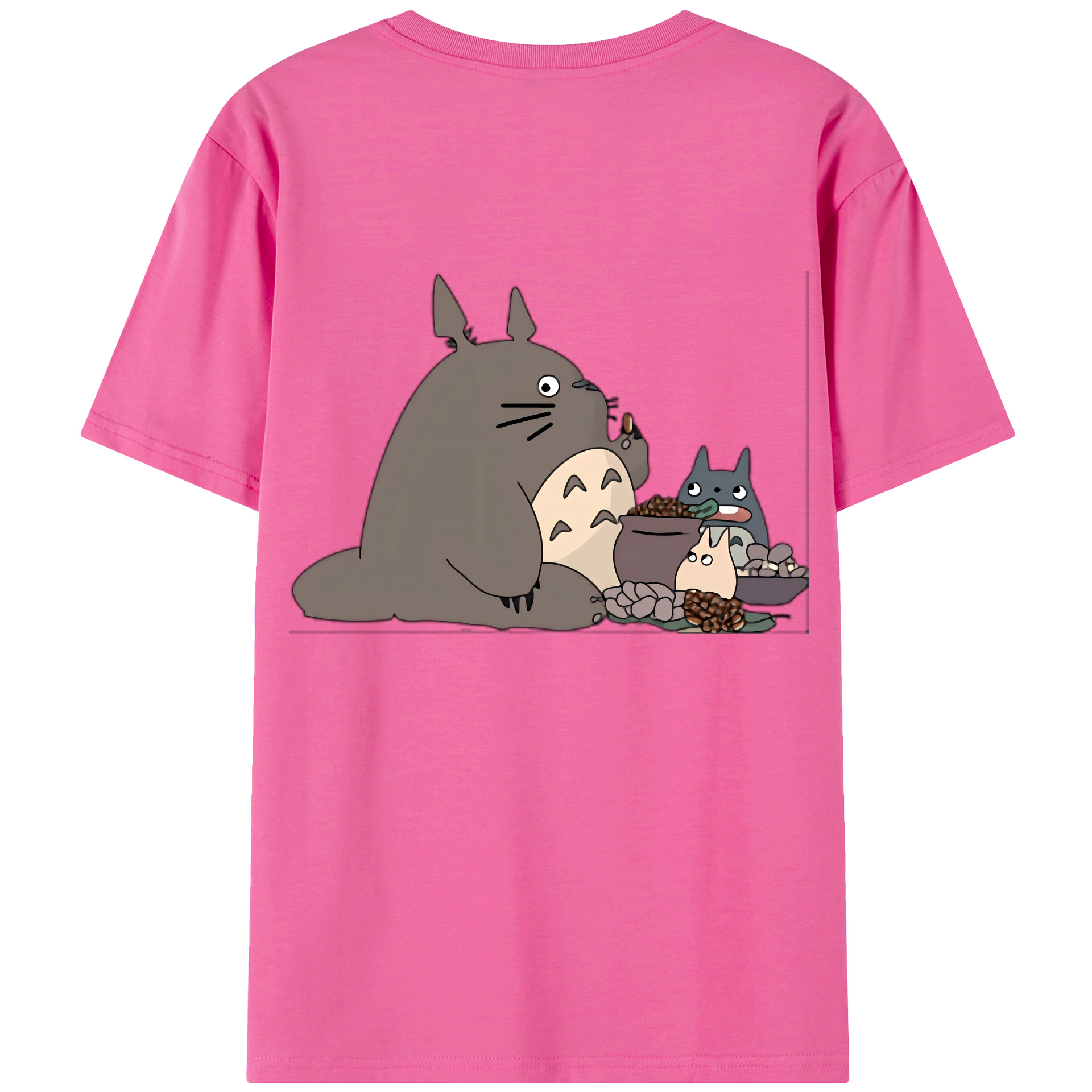 （画像用） となりのトトロ 草壁メイ 草壁サツキ My Neighbor Totoro Satsuki Kusakabe Mei Kusakabe レディース半袖Tシャツ(バックプリント)